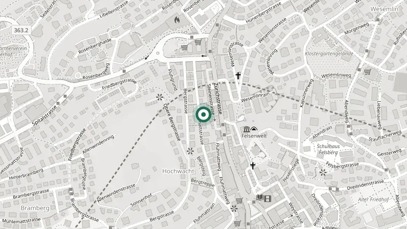 Map showing the CumulusPro office at Luzern